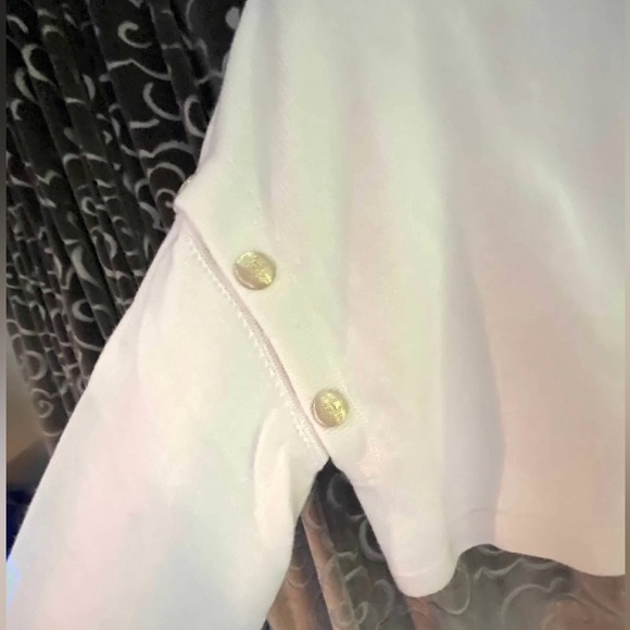 Chanel 2022 Cashmere Sweater Hoodie gold CC buttons & detachable sleeves sz 38 - Picture 4 of 14